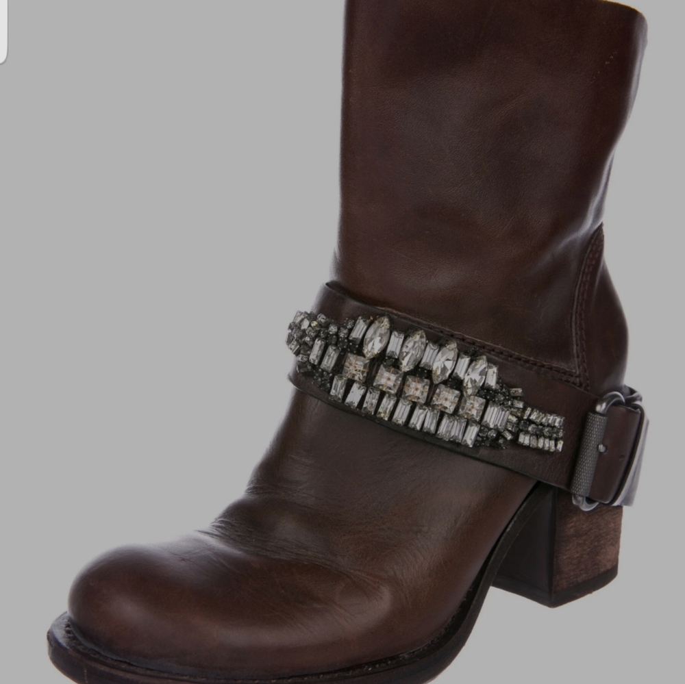 Vera Wang Mid-Calf Moto Boots